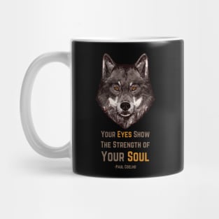 Strength of The Lone Wolf Mug